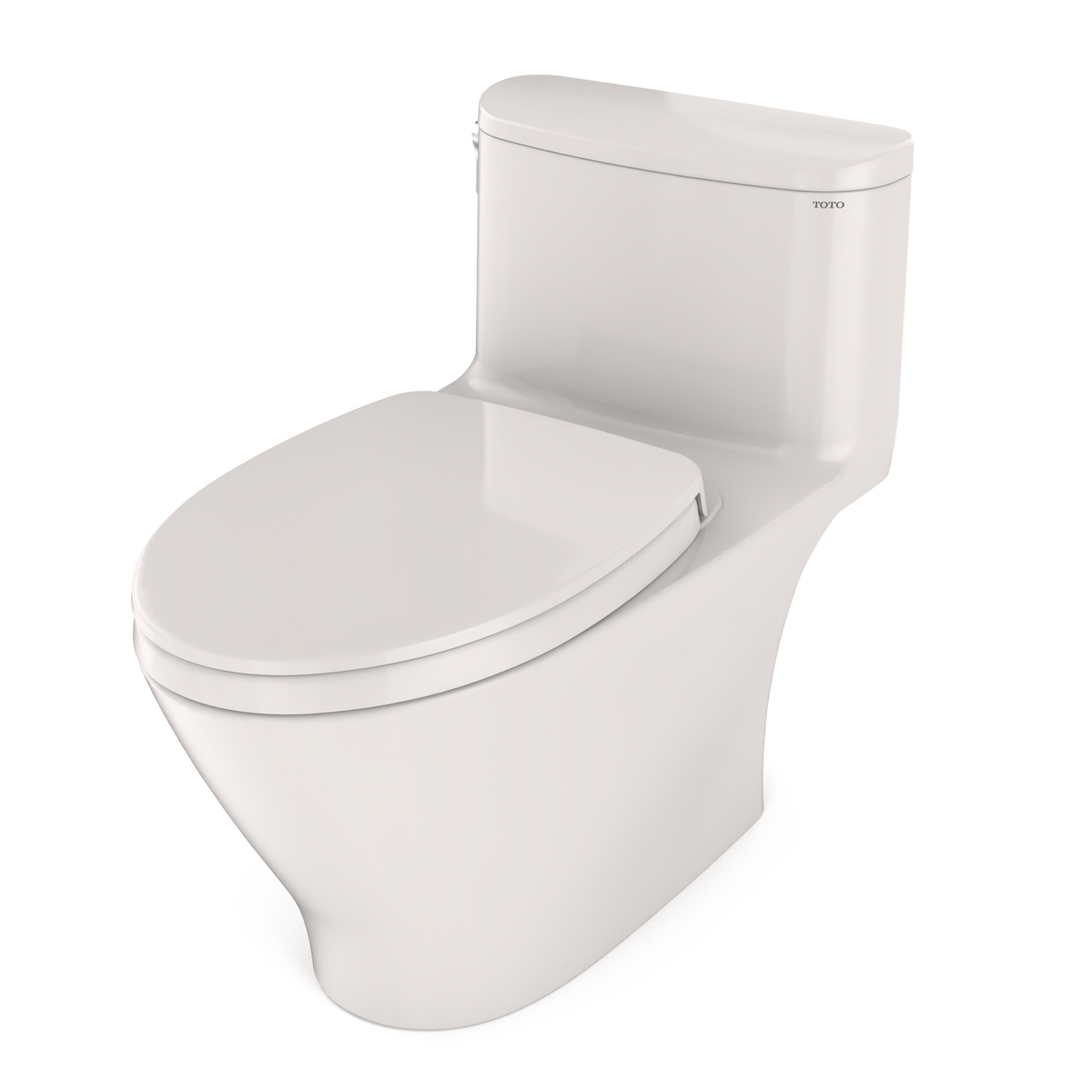 TOTO MS642124CUFG#11 Nexus 1G One-Piece Elongated 1.0 Gpf Universal Height Toilet With Cefiontect And Ss124 Softclose Seat - Colonial White