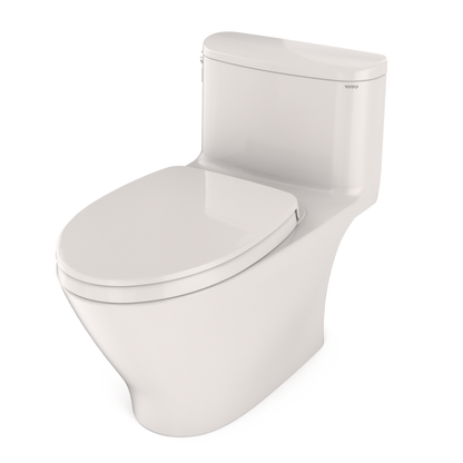 TOTO MS642124CUFG#11 Nexus 1G One-Piece Elongated 1.0 Gpf Universal Height Toilet With Cefiontect And Ss124 Softclose Seat - Colonial White