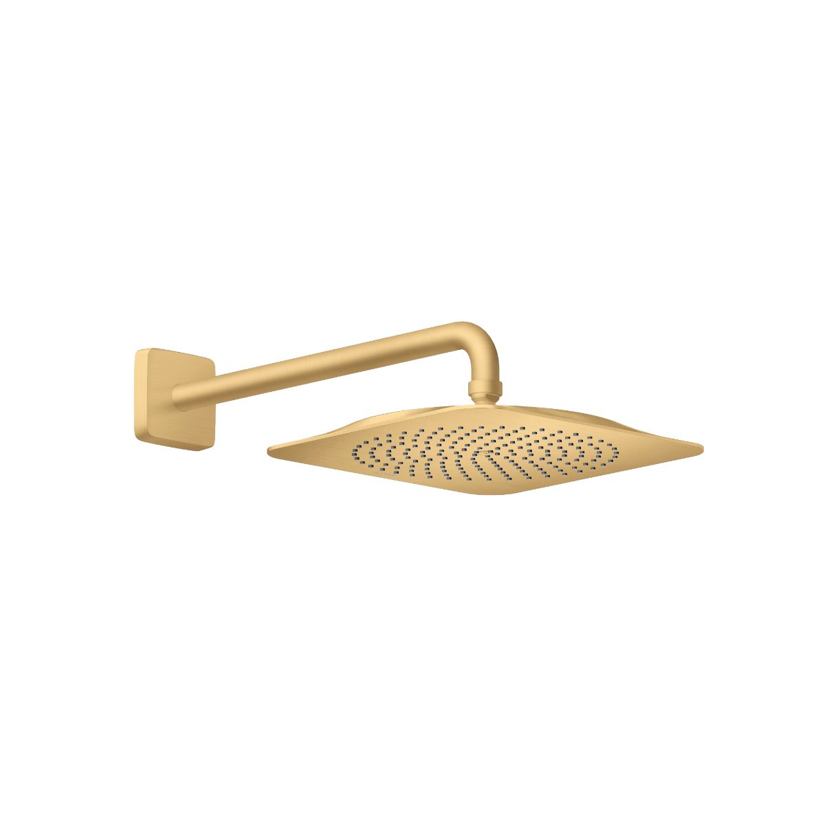 AXOR 28791251 Citterio C Showerhead 270 1- Jet with Showerarm Trim, 2.5 GPM - Brushed Gold Optic