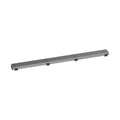 HANSGROHE 56121801 RainDrain Match Boardwalk Trim Boardwalk 35 1/4" with Height Adjustable Frame - Brushed Stainless Steel