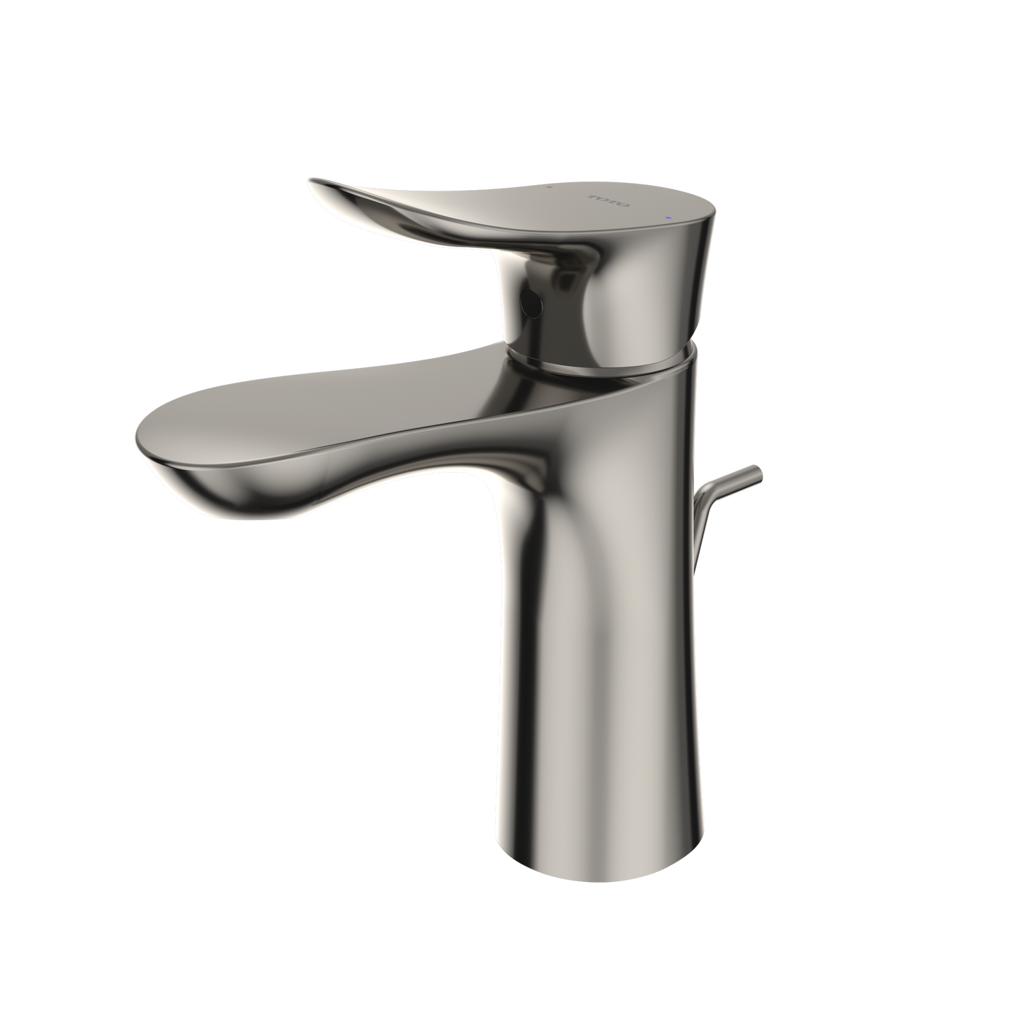 TOTO TLG01301U#PN GO 1.2 GPM Single Handle Bathroom Sink Faucet with COMFORT GLIDE Technology and Drain Assembly , Polished Nickel