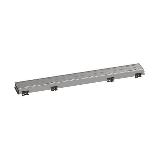 HANSGROHE 56116801 RainDrain Match Trim Classic for 23 5/8" Rough with Height Adjustable Frame in Brushed Stainless Steel
