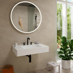 HANSGROHE 73332671 Tecturis S Widespread Faucet 150, 1.2 GPM - Matte Black
