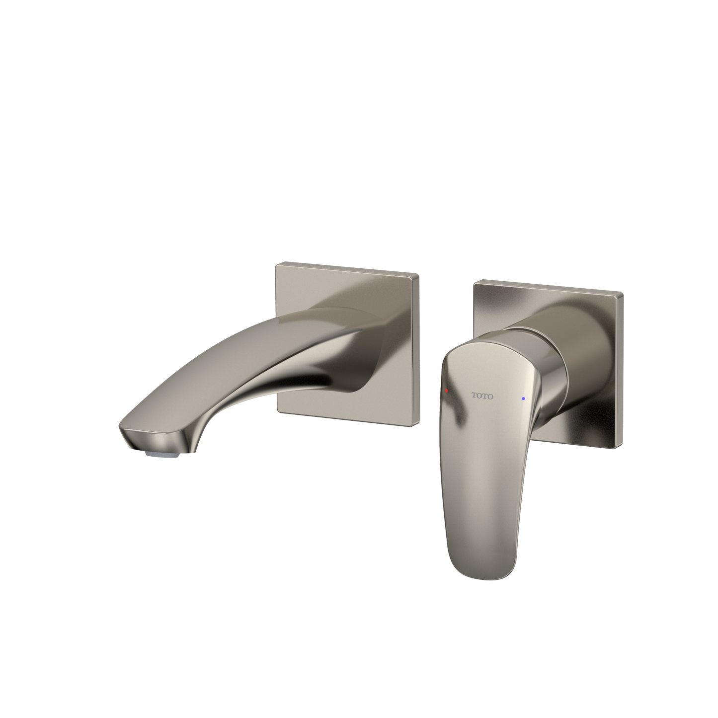 TOTO TLG09307U#PN GM 1.2 GPM Wall-Mount Single-Handle Bathroom Faucet with COMFORT GLIDE Technology , Polished Nickel