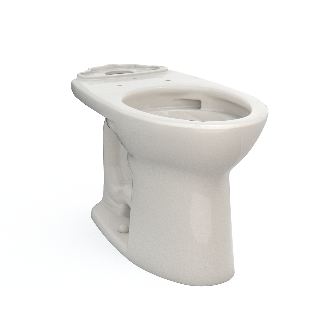 TOTO C776CEFG#12 Drake Elongated Universal Height Tornado Flush Toilet Bowl With Cefiontect - Sedona Beige