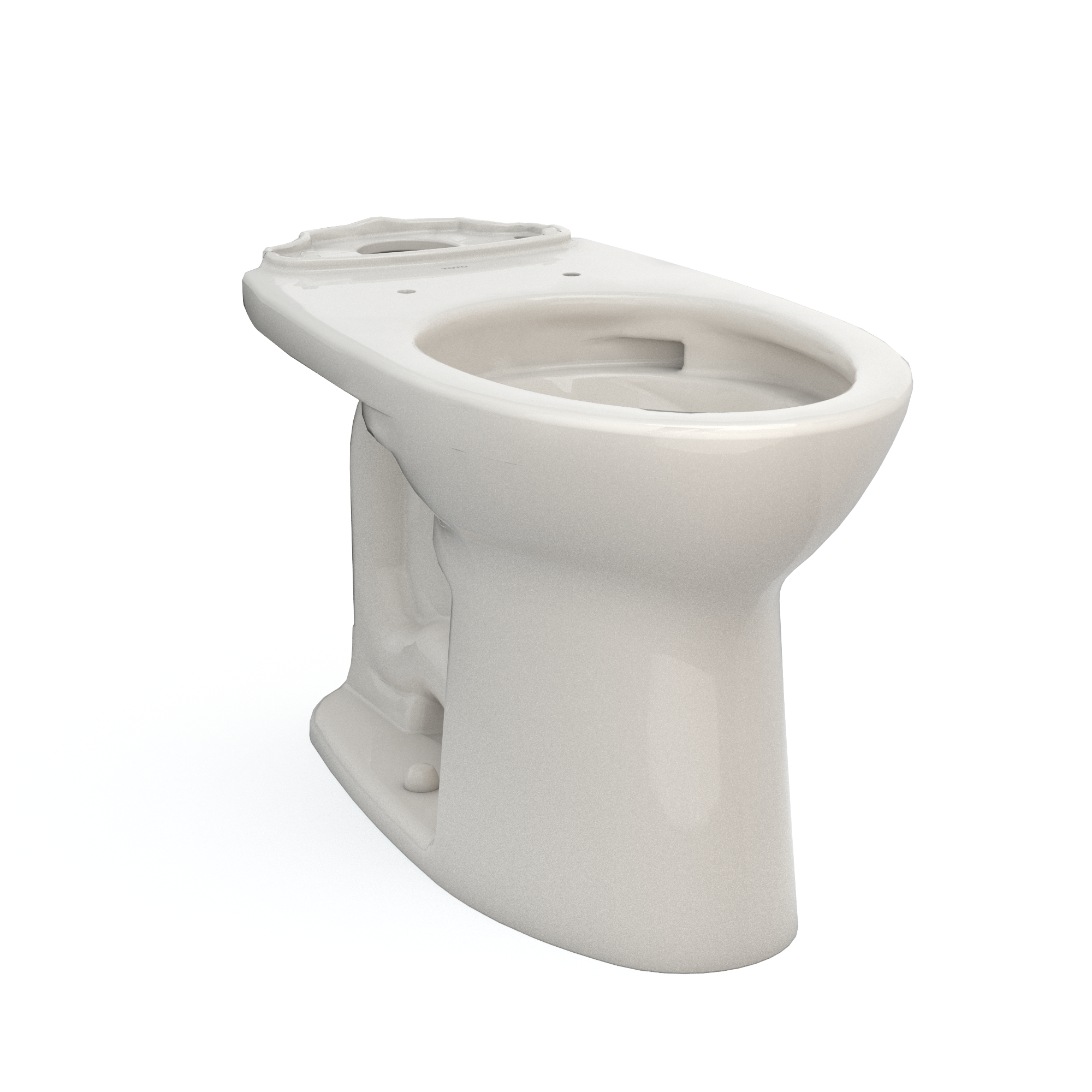 TOTO C776CEFG#12 Drake Elongated Universal Height Tornado Flush Toilet Bowl With Cefiontect - Sedona Beige