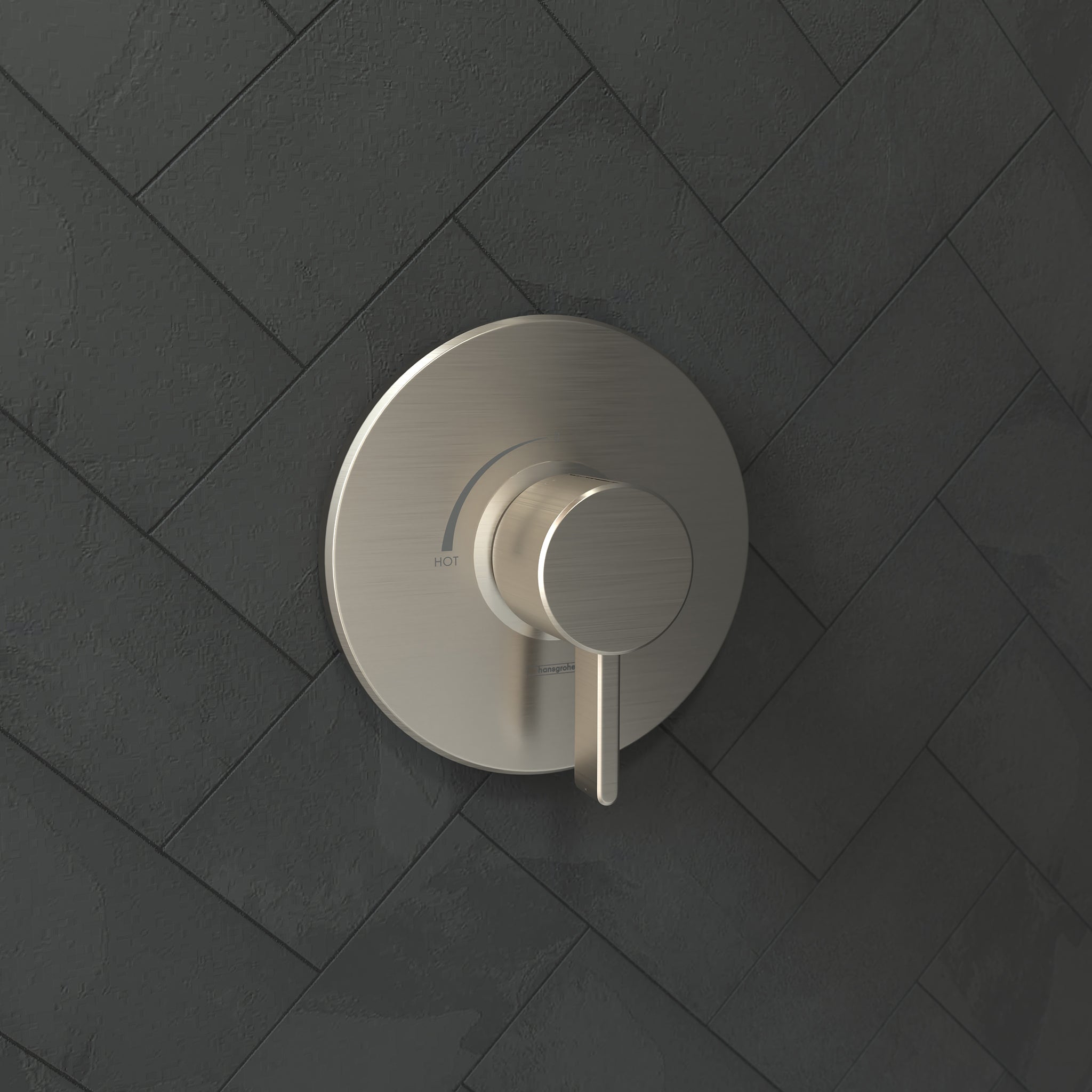 HANSGROHE 04233820 Ecostat Pressure Balance Trim S - Brushed Nickel