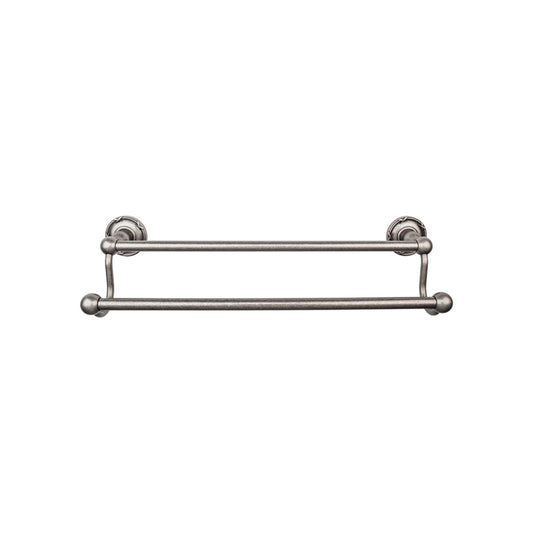 TOP KNOBS ED11APE TOP BATH (R) Edwardian Bath Double 32 1/2" Wall Mounted Towel Bar - Antique Pewter