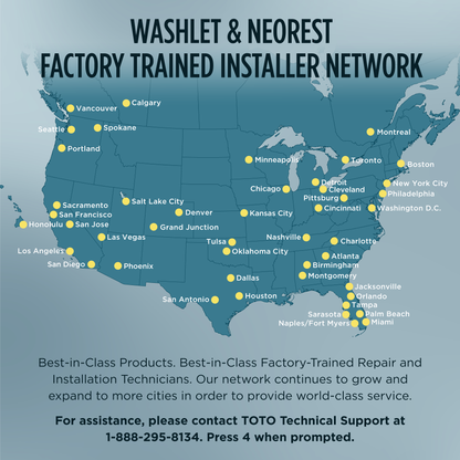 TOTO SW4726AT40#01 Washlet+ S7 Electronic Bidet Toilet Seat With Ewater+ Bowl And Wand Cleaning And Contemporary Lid - Cotton White