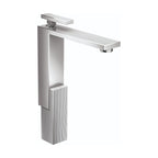 AXOR 46031001 Edge Single-Hole Faucet 280 - Diamond Cut, 1.2 GPM - Chrome