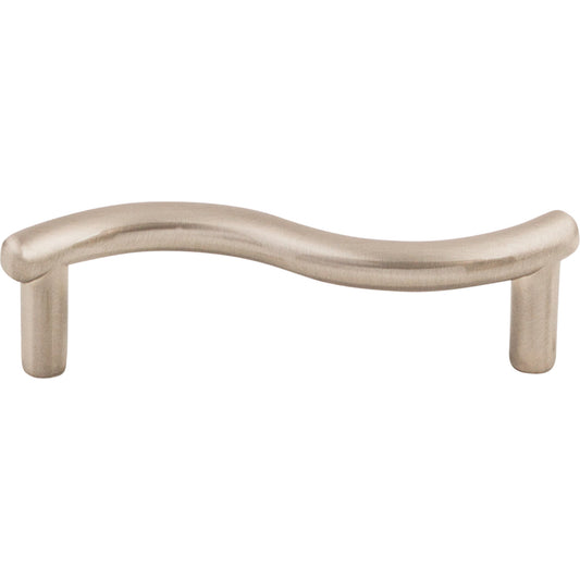 TOP KNOBS M1758 Spiral 3" Center to Center Bar Pull - Brushed Satin Nickel