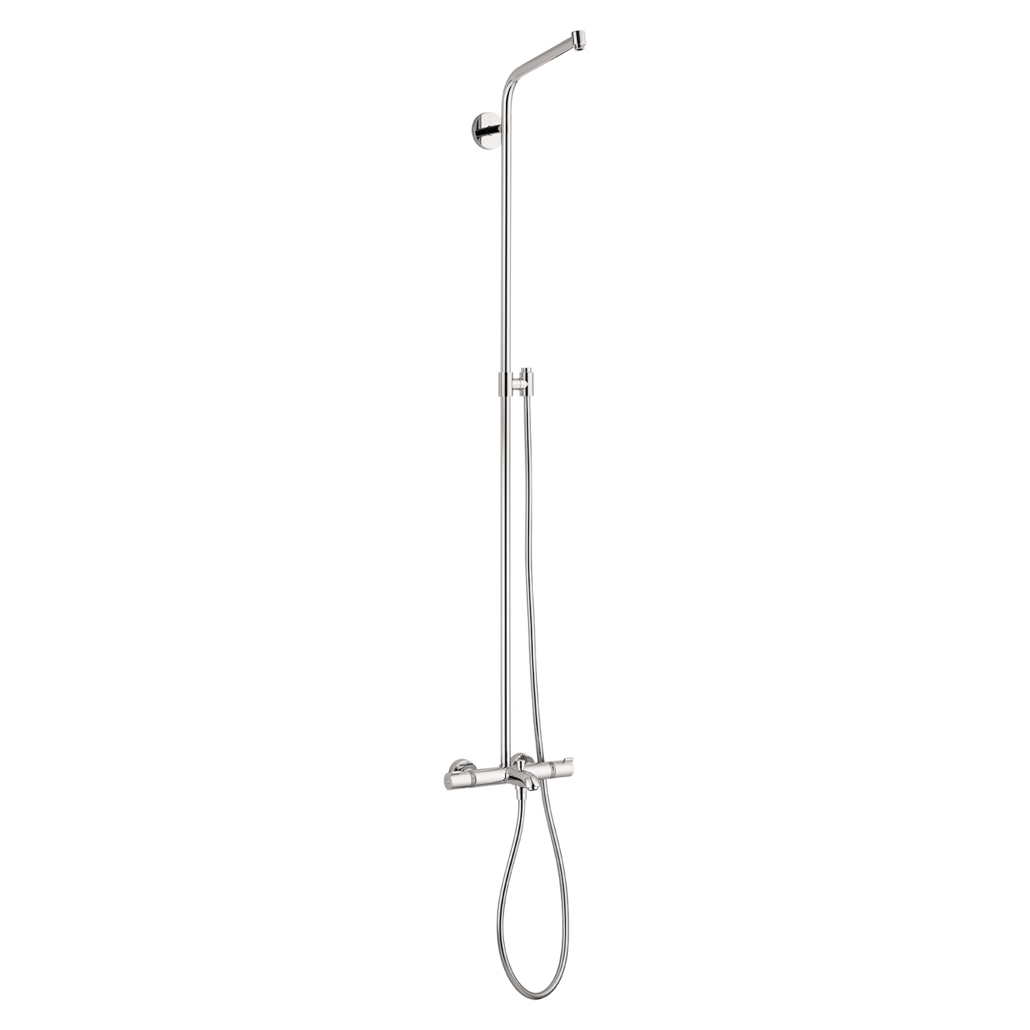 HANSGROHE 04869000 Crometta Showerpipe with Tub Filler without Shower Components - Chrome