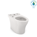 TOTO CT446CEFGNT40#11 Aquia Iv Elongated Universal Height Skirted Toilet Bowl With Cefiontect - Colonial White