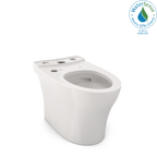 TOTO CT446CEFGNT40#11 Aquia Iv Elongated Universal Height Skirted Toilet Bowl With Cefiontect - Colonial White