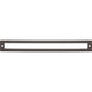 TOP KNOBS TK928AG Hollin Pull Backplate - Ash Gray