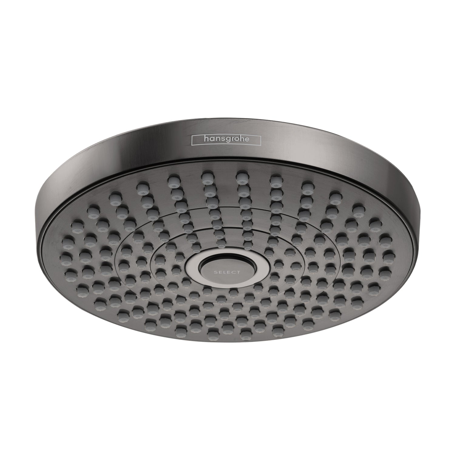 HANSGROHE 04825340 Croma Select S Showerhead 180 2-Jet, 2.5 GPM - Brushed Black Chrome