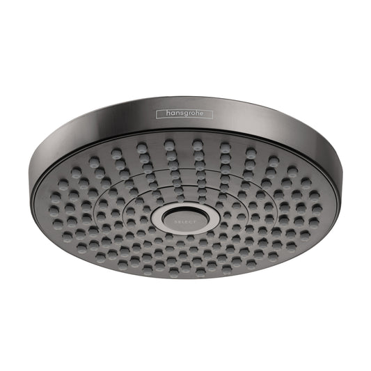 HANSGROHE 04388340 Croma Select S Showerhead 180 2-Jet, 1.8 GPM - Brushed Black Chrome