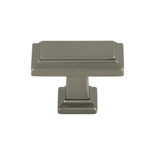 ATLAS 290-SL Sutton Place 1 7/16" Length Rectangle Knob - Slate