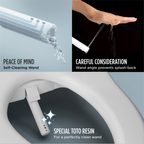TOTO SW3004#01 Washlet A2  Electronic Bidet Toilet Seat With Heated Seat And Softclose Lid - Cotton White