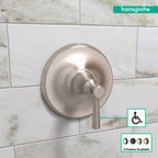 HANSGROHE 04779820 Joleena Pressure Balance Trim - Brushed Nickel