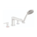 HANSGROHE 71744701 Talis E 4-Hole Roman Tub Set Trim with 1.8 GPM Handshower - Matte White
