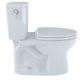 TOTO CST454CUFG#01 Drake II 1G Two-Piece Elongated 1.0 GPF Universal Height Toilet with CEFIONTECT , Cotton White