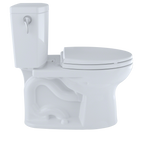 TOTO CST454CUFG#01 Drake II 1G Two-Piece Elongated 1.0 GPF Universal Height Toilet with CEFIONTECT , Cotton White