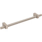 JEFFREY ALEXANDER 698-192SN Larkin Knurled Ends 192 mm Center-to-Center Bar Pull - Satin Nickel