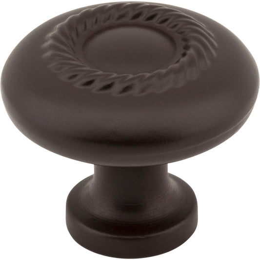 JEFFREY ALEXANDER Z117-ORB Lenoir 1-1/4" Diameter Mushroom Knob , Dark Bronze