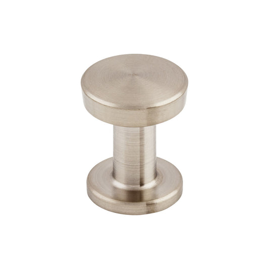 TOP KNOBS SS40 Spool 13/16" Diameter Round Knob - Stainless Steel