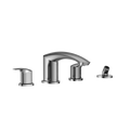 TOTO TBG09202U#CP Gm Two-Handle Deck-Mount Roman Tub Filler Trim With Handshower - Polished Chrome