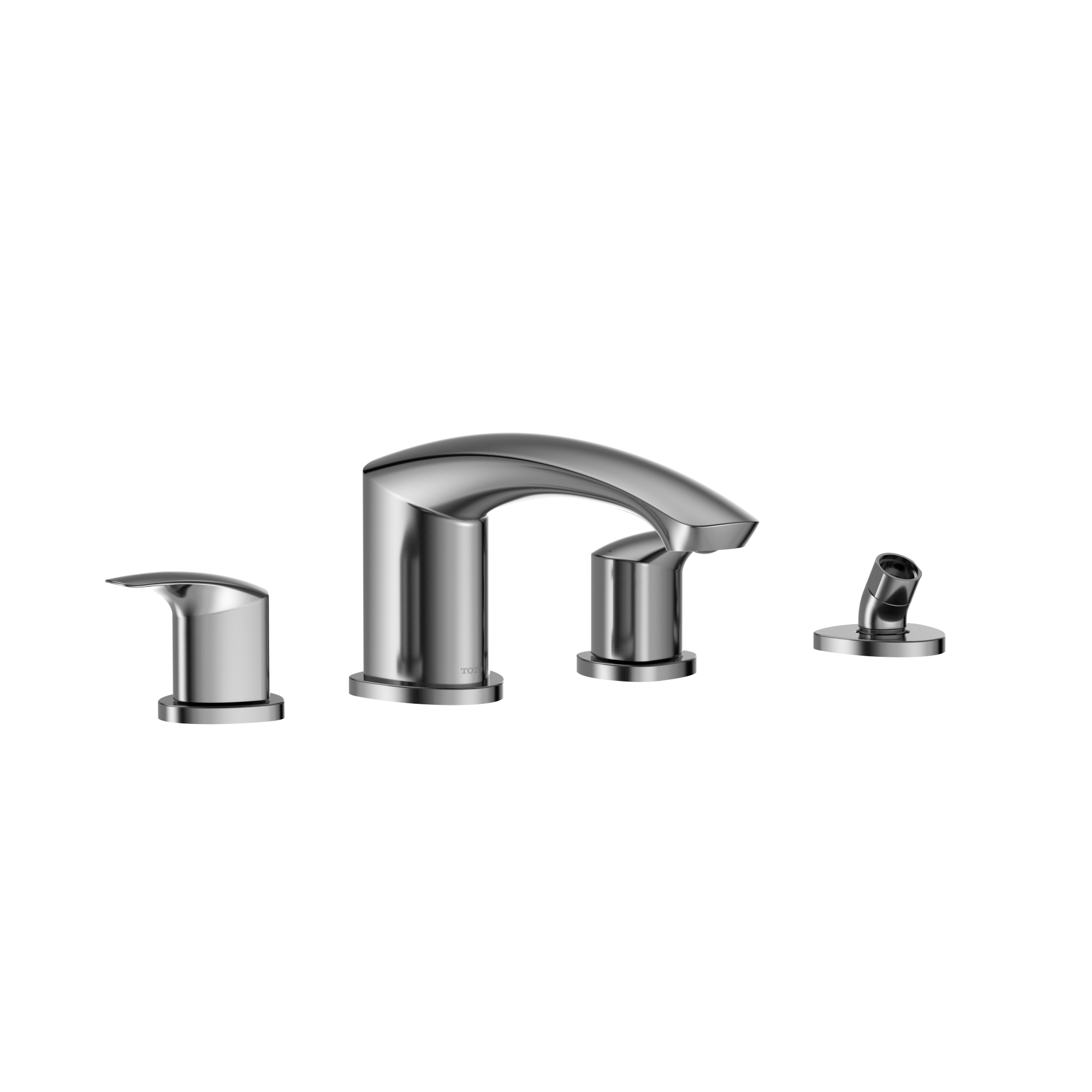 TOTO TBG09202U#CP Gm Two-Handle Deck-Mount Roman Tub Filler Trim With Handshower - Polished Chrome