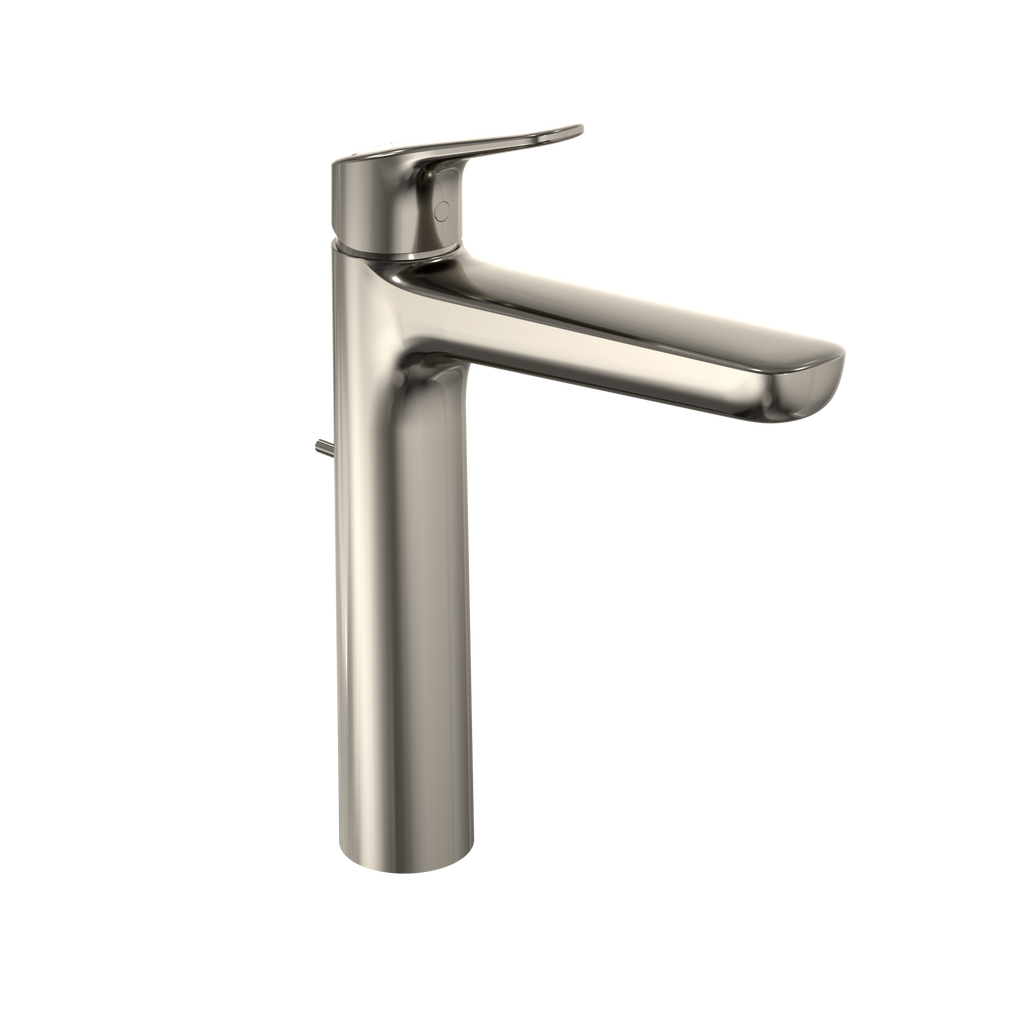 TOTO TLG03305U#PN Gs Series Single Handle Bathroom Faucet For Vessel Sink With Comfort Glide Technology And Drain Assembly - Polished Nickel