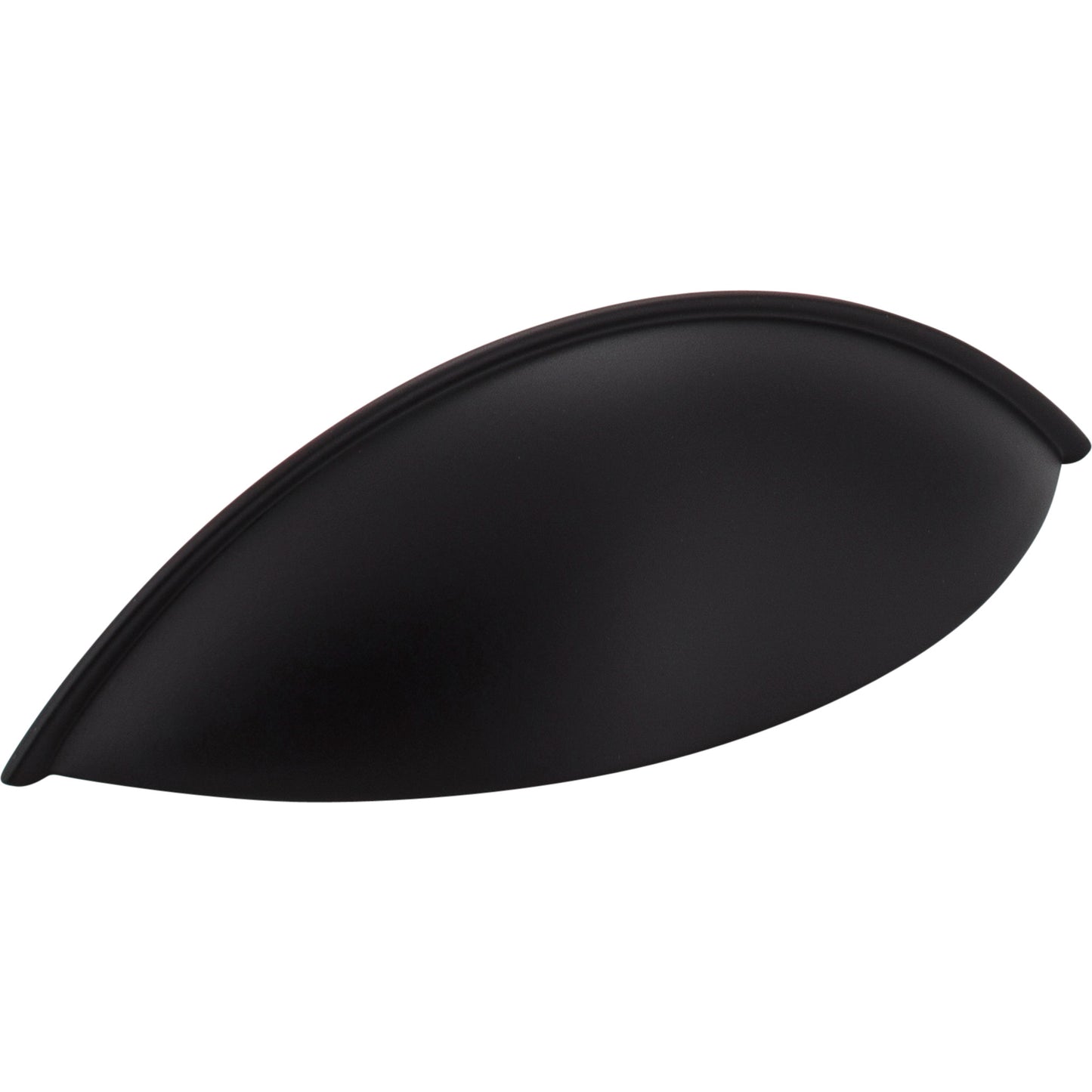 JEFFREY ALEXANDER 8236BLK Bordeaux 96 mm Center-to-Center Cup/Bin Pull - Matte Black