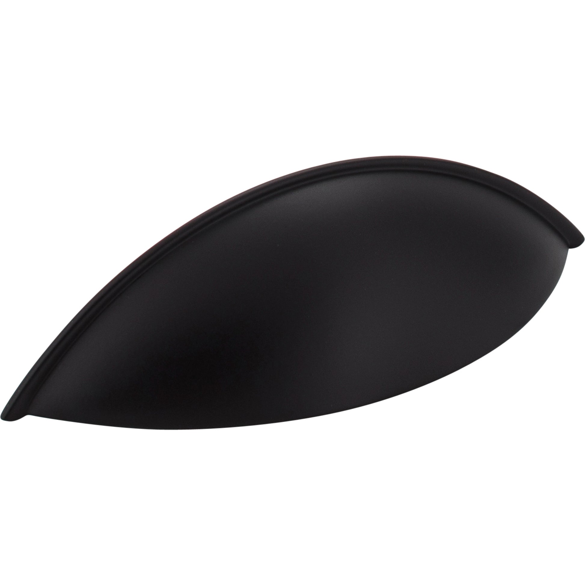 JEFFREY ALEXANDER 8236BLK Bordeaux 96 mm Center-to-Center Cup/Bin Pull - Matte Black