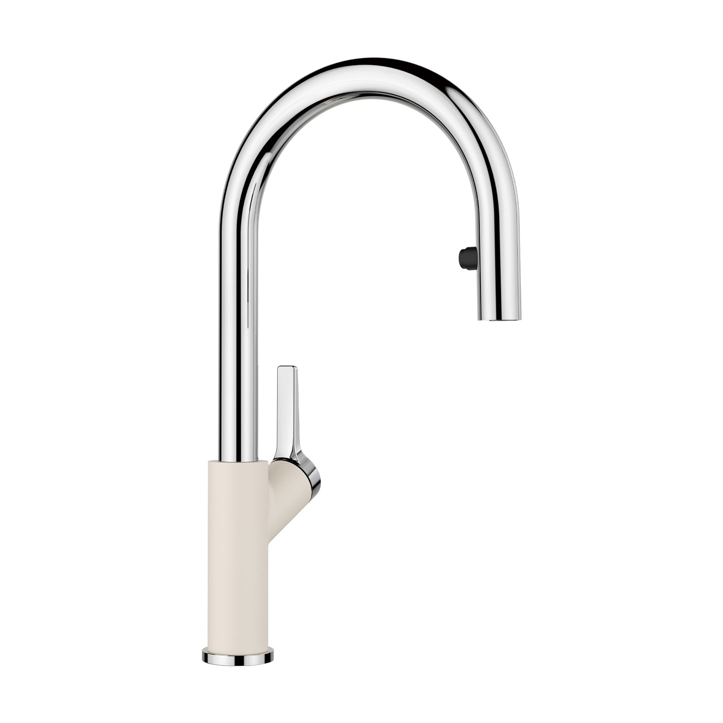 BLANCO 526932 Urbena Urbena Pull-Down Dual-Spray Kitchen Faucet - Chrome/Soft White in Chrome/Soft White