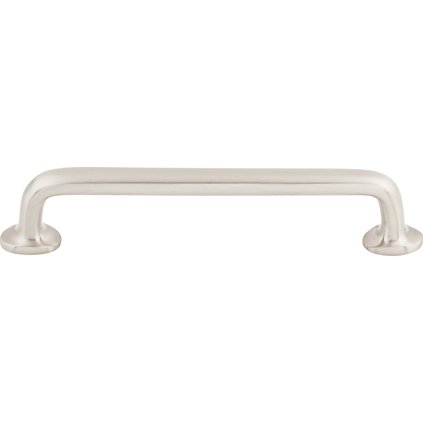 TOP KNOBS M1990 Aspen II Rounded 6" Center to Center Bar Pull - Brushed Satin Nickel