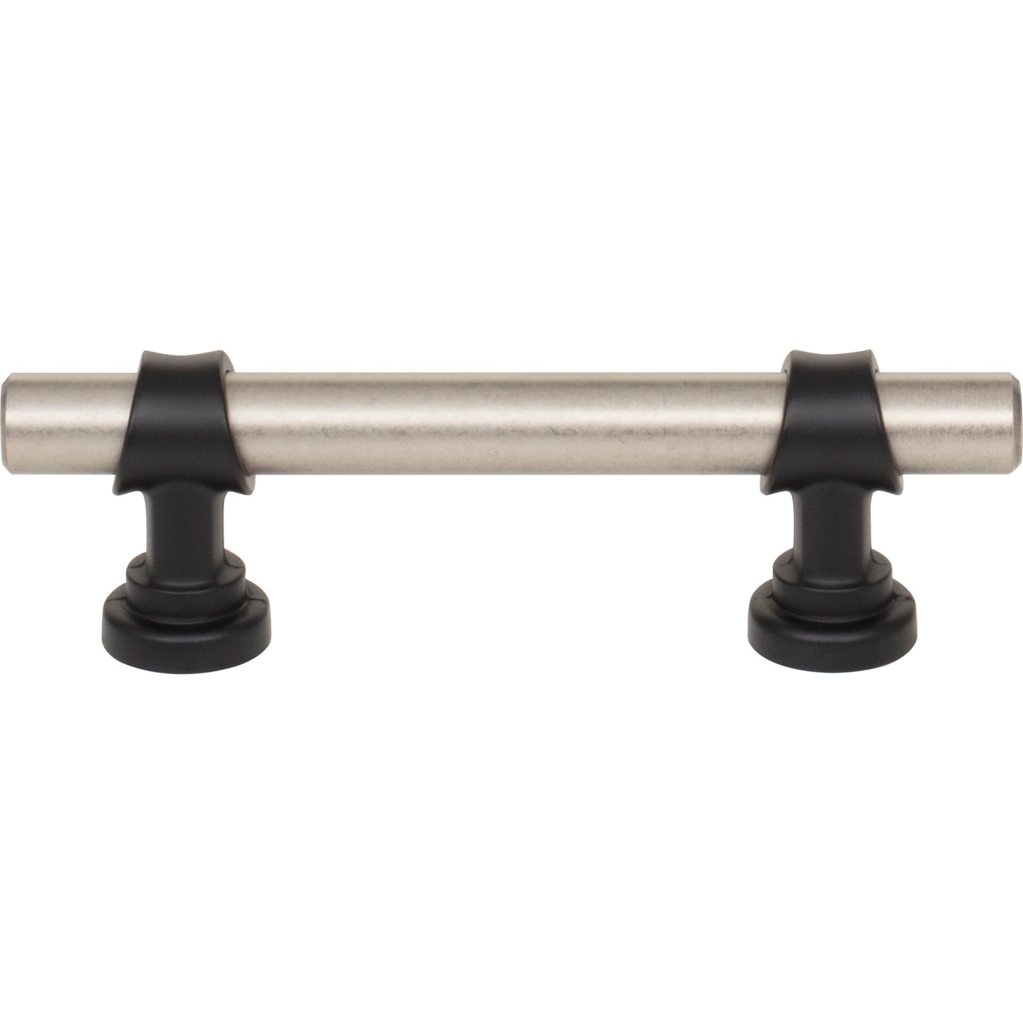 TOP KNOBS M2703 Bit 3" Center to Center Bar Pull - Pewter Antique and Flat Black