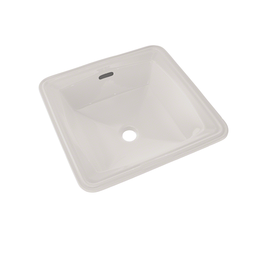 TOTO LT491G#11 Connelly Square Undermount Bathroom Sink With Cefiontect - Colonial White