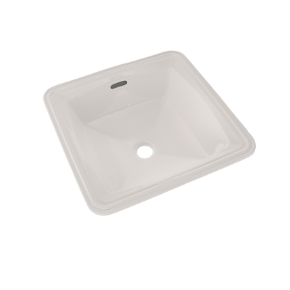 TOTO LT491G#11 Connelly Square Undermount Bathroom Sink With Cefiontect - Colonial White