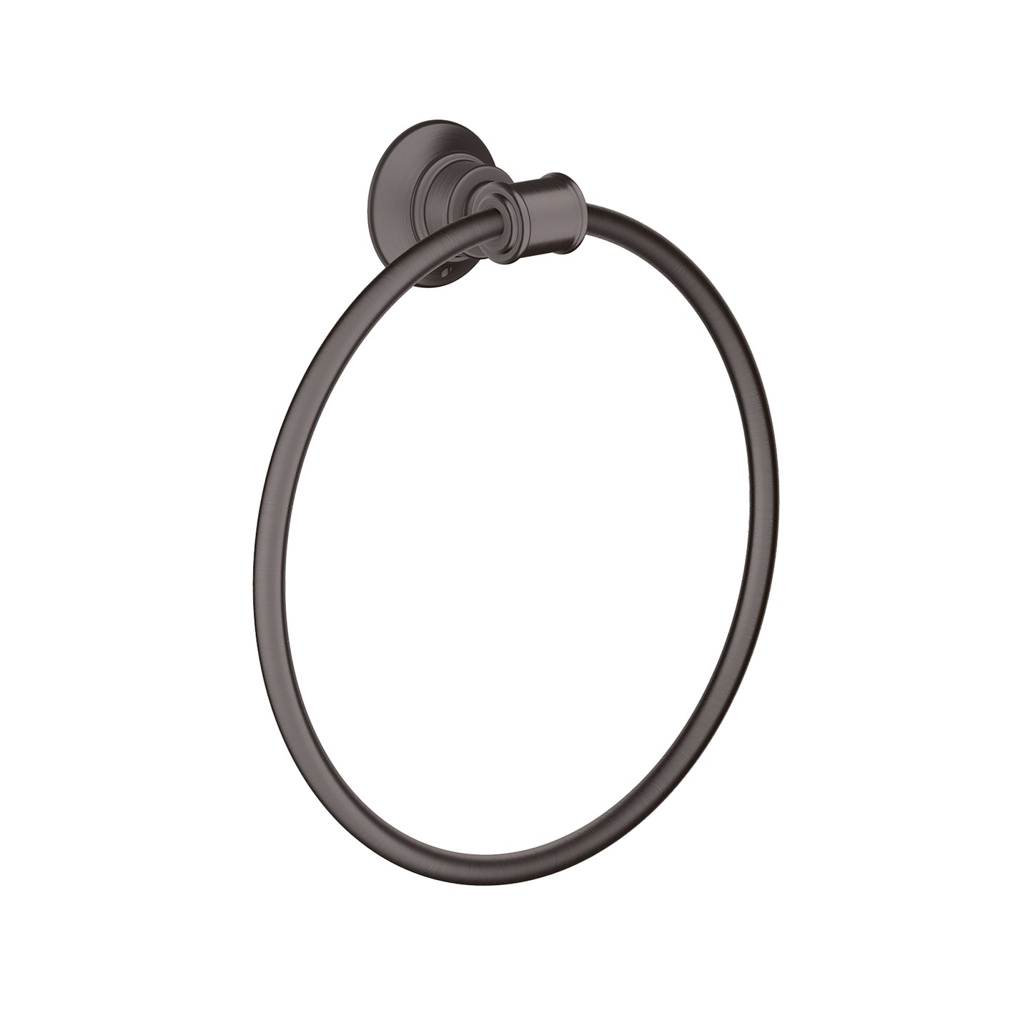 AXOR Montreux Towel Ring in Brushed Black Chrome