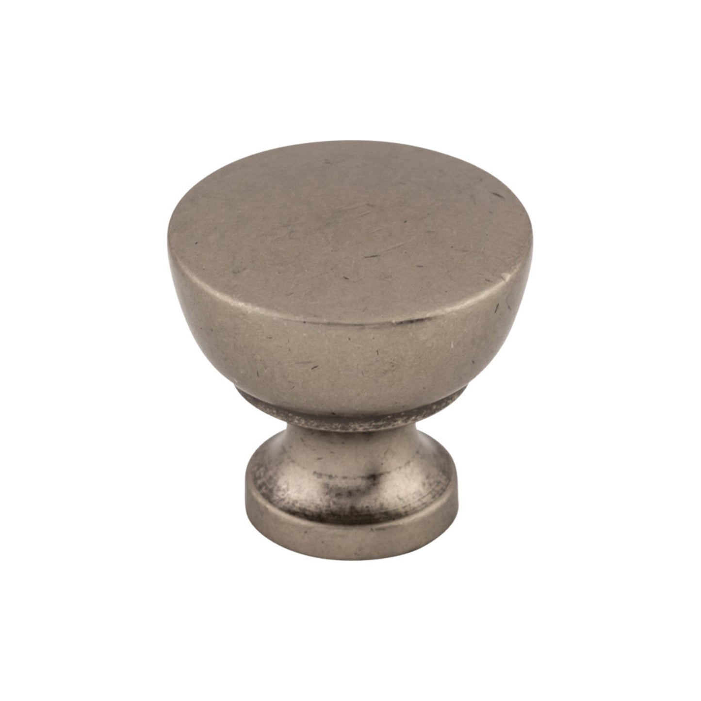 TOP KNOBS M1202 Bergen 1 1/4" Diameter Round Knob - Pewter Antique