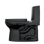 TOTO MS604124CEF#51 Ultramax Ii One-Piece Elongated 1.28 Gpf Universal Height Toilet With Ss124 Softclose Seat - Ebony