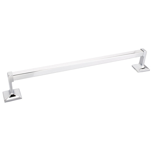 ELEMENTS BHE1-03PC Bridgeport Polished Chrome 18" Single Towel Bar - Contractor Packed , Polished Chrome