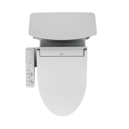 TOTO MW9643074CEFG#01 Washlet+ Soiree Elongated 1.28 Gpf Universal Height Toilet With C2 Bidet Seat - Cotton White
