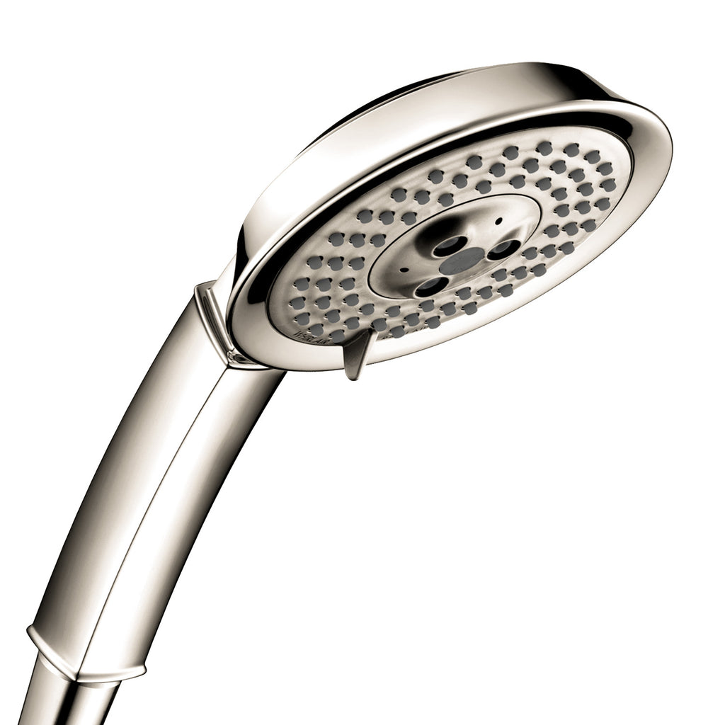 HANSGROHE 28548831 Raindance Classic Handshower 100 3-Jet, 2.5 GPM - Polished Nickel