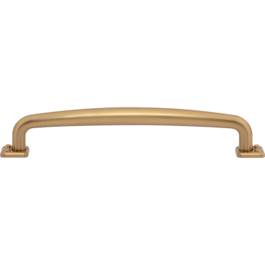 ATLAS A543-WB Benning 6 5/16" Center to Center Bar Pull - Warm Brass