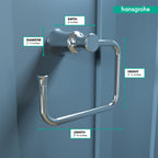HANSGROHE 04786000 Joleena Towel Ring - Chrome