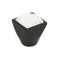 ATLAS 3196-BL Crystal 1" Length Square Knob - Matte Black