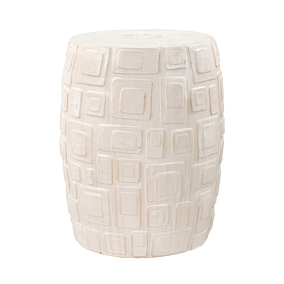 ELK STUDIO S0015-8103 Cambeck Accent Stool - White